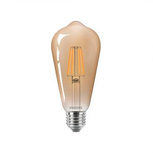 BOMBILLO LED VINTAGE GOLD 5-40W ST19 BASE E27 120V 2.000K 350LM 15.000HRS ATENUABLE TIPO PERA