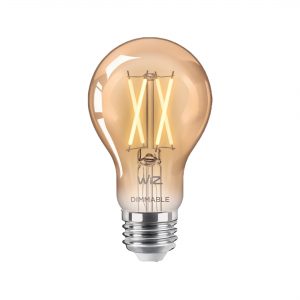 BOMBILLO WIZ A19 VINTAGE/LUZ CALIDA WI-FI DIM/6W AMBER  E26 120V 450LM 2.000K 15.000HRS