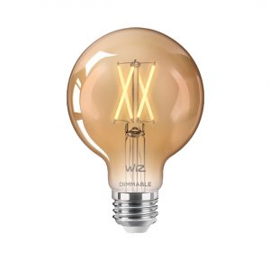 BOMBILLO WIZ VINTAGE GLOBO/LUZ CALIDA WI-FI DIM/5W  AMBER E26 120V 350LM 2.000K 15.000HRS
